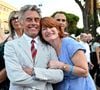 Gérard Holtz et sa femme, Muriel Mayette-Holtz à Nice le 28 août 2025
© Bruno Bebert/Bestimage