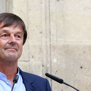 Passation de pouvoir entre le ministre de la Transition Ecologique et Solidaire, Nicolas Hulot et son successeur François de Rugy, au ministère de l'Ecologie, hôtel de Roquelaure, à Paris, le 4 septembre 2018.  © Stéphane Lemouton / Bestimage