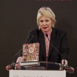 Maïtena Biraben - Cérémonie des Trophées médiaClub'Elles 2026 dans les salons de l'Hôtel de Lassay le 4 février 2026.
© Anne-Sophie Guebey / Bestimage