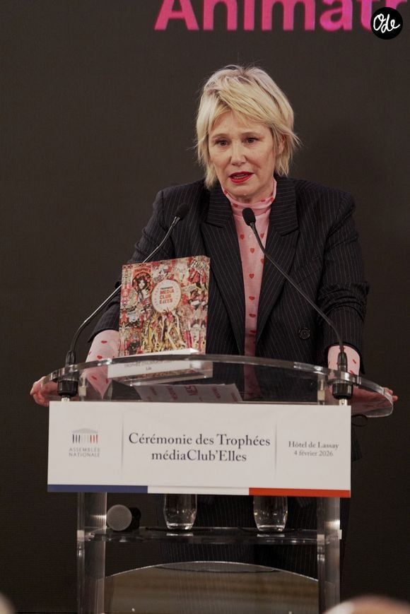 Maïtena Biraben - Cérémonie des Trophées médiaClub'Elles 2026 dans les salons de l'Hôtel de Lassay le 4 février 2026.
© Anne-Sophie Guebey / Bestimage
