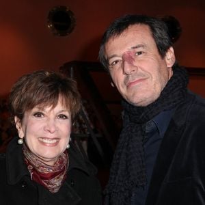 Catherine Laborde et Jean-Luc Reichmann assistent à la première de la série télévisée 'Leo Mattei' qui s'est tenue au Club de L'Etoile à Paris, France, le 9 décembre 2013. Photo by Audrey Poree/ABACAPRESS.COM