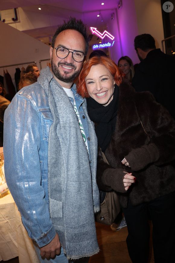 Jarry et Natasha St-Pier participent à la Pop Up Influence Party organisée par Aurelien Cassirame, à Paris, le 02 février 2025 à Paris, France. Photo by Jerome Domine/ABACAPRESS.COM
