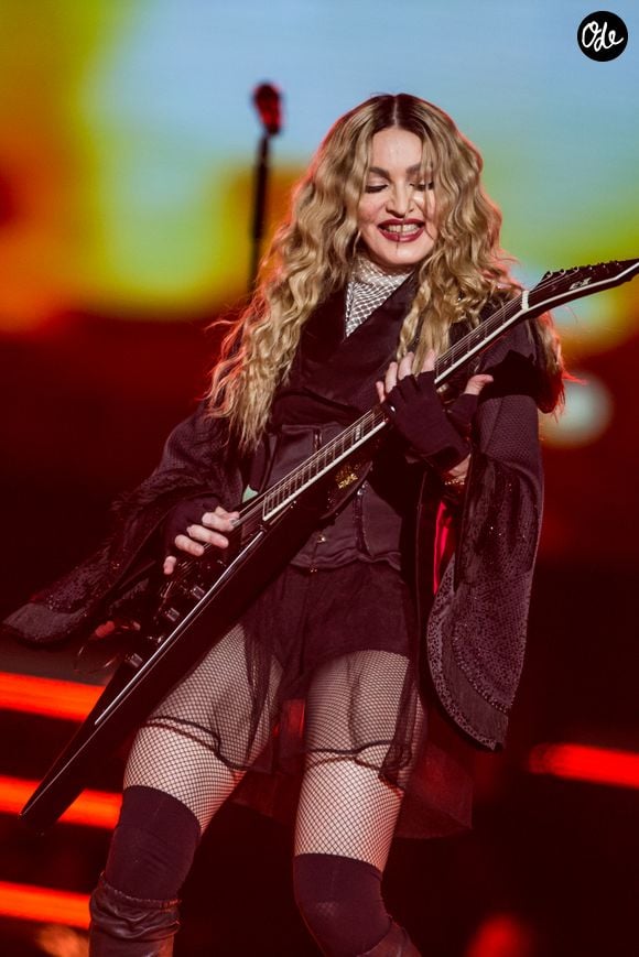 Concert de Madonna à l'AccorHotels Arena (Bercy) à Paris, le 9 décembre 2015. 