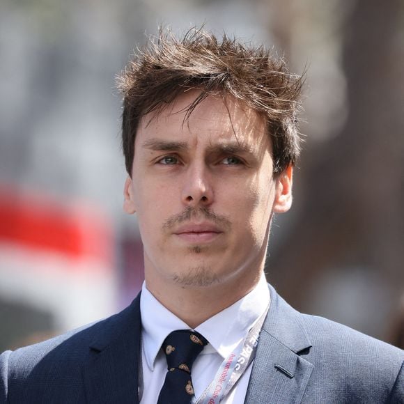 Louis Ducruet pose le long de la grille de départ lors de l'E-Prix Monaco, 7ème meeting du Championnat du Monde ABB FIA de Formule E 2022-23 à Monaco, le 6 mai 2023. © Marco Piovanotto/ABACAPRESS.COM