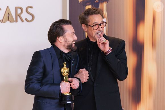 Kieran Culkin, Oscar du meilleur second rôle pour "A Real Pain" avec Robert Downey Jr. dans la press room des Oscars le 2 mars 2025 (Credit Image: © PI via ZUMA Press Wire)