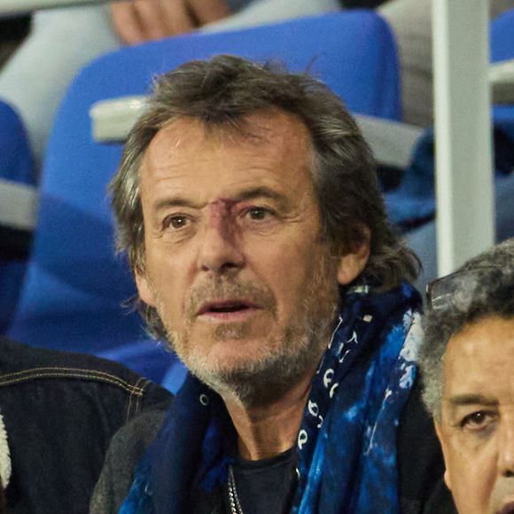 Jean-Luc Reichmann au match Irlande-Nouvelle Zélande, au Stade de France à Saint-Denis, le 14 octobre 2023.

Photo : Dominique Jacovides - Cyril Moreau / Bestimage