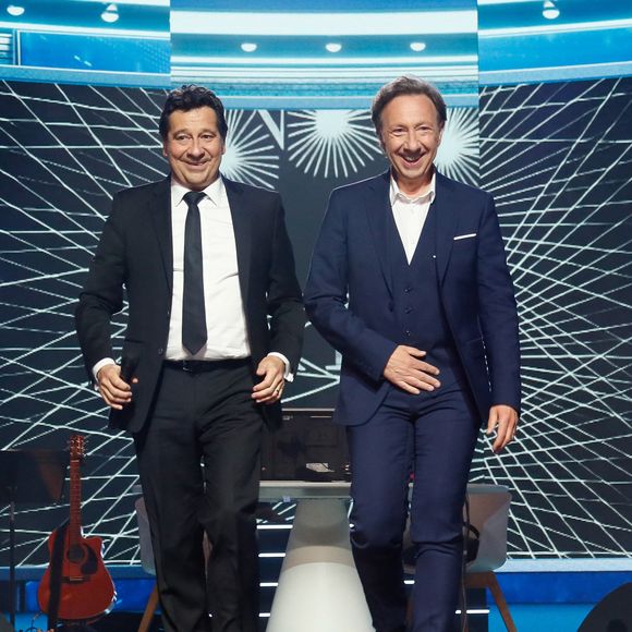 Samedi 7 juin, France 2 diffuse "Laurent Gerra, l'anniversaire événement" pour célébrer ses 35 ans de carrière.

Exclusif - Laurent Gerra, Stéphane Bern lors de l'enregistrement de l'émission "Laurent Gerra, l'anniversaire événement" présentée par S.Bern et qui sera diffusée le 7 juin 2025 sur France 2, au théâtre Marigny, à Paris, France, le 28 avril 2025. © Clovis-Moreau/Bestimage