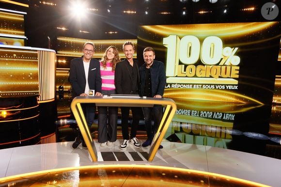 Exclusif - Damien Thévenot, Nicole Ferroni, Cyril Féraud,  Jean-Philippe "Jeanfi" Janssens - Enregistrement de l'émission "100% Logique", présentée par C.Féraud et diffusée le 11 novembre sur France 2
© Christophe Clovis / Bestimage