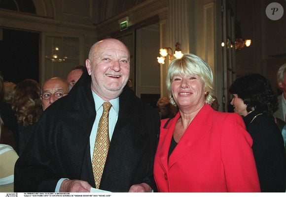 Jean-Pierre Coffe et son épouse en 2003 à Paris.