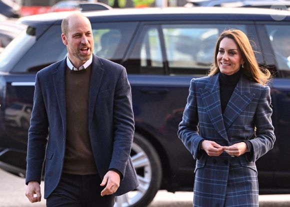 Le prince William, prince de Galles, et Catherine (Kate) Middleton, princesse de Galles, arrivent pour visiter l'Académie nationale de curling à Stirling, Royaume Uni, le 20 janvier 2026. Cover Images via ZUMA Press / Bestimage/Bestimage