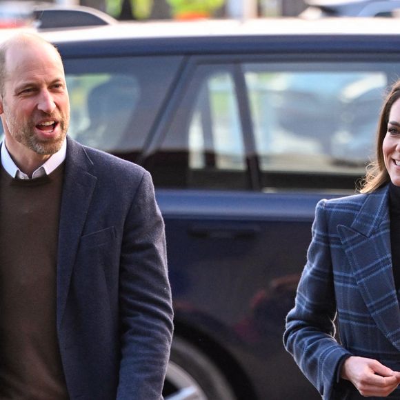 Le prince William, prince de Galles, et Catherine (Kate) Middleton, princesse de Galles, arrivent pour visiter l'Académie nationale de curling à Stirling, Royaume Uni, le 20 janvier 2026. Cover Images via ZUMA Press / Bestimage/Bestimage