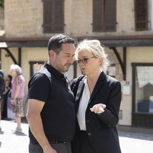 "C’est Jacques, c’est Bernadette qui disent merci à la Corrèze", a-t-elle déclaré.

Claude Chirac - Messe en hommage à Bernadette Chirac à l'église Saint-Martial en Corrèze, le 14 juin 2026.
© Frédéric Maligne / Bestimage