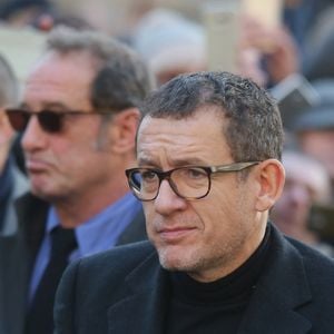 Dany Boon - Arrivée du convoi funéraire de la dépouille du chanteur Johnny Hallyday et des personnalités sur la place de La Madeleine à Paris. Le 9 décembre 2017
© CVS / Bestimage
