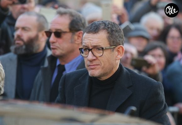 Dany Boon - Arrivée du convoi funéraire de la dépouille du chanteur Johnny Hallyday et des personnalités sur la place de La Madeleine à Paris. Le 9 décembre 2017
© CVS / Bestimage