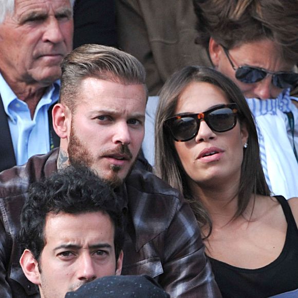 M. Pokora (Matt Pokora) et Scarlett assistent aux Internationaux de France de tennis de Roland Garros à Paris le 2 juin 2014. © Giancarlo Gorassini/Bestimage