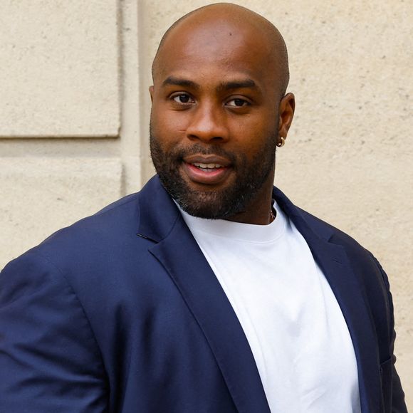 Teddy Riner lors des célébrations du Paris Saint-Germain au Palais de l'Elysee le 1er juin 2025 à Paris, France. (Photo by Loic Baratoux/Icon Sport/ABACAPRESS.COM)