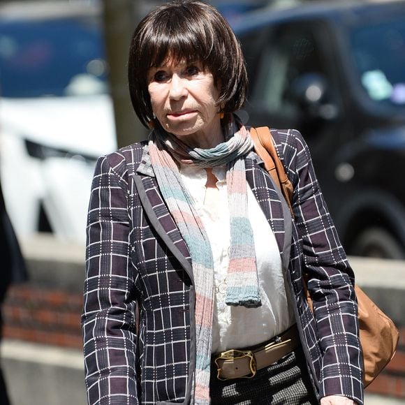 Danièle Evenou aux obsèques de Sophie Garel en église Sainte-Thérèse de l'Enfant-Jésus à Boulogne-Billancourt, France, le 22 mai 2026. Bestimage