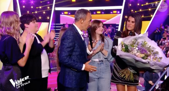 TF1 "The Voice" Karine Ferri avec Nikos Aliagas 4 octobre 2025