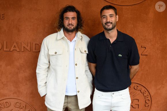 Luca et Jeremy Frerot au Village pendant les Internationaux de France de Tennis Roland Garros 2022 le 23 mai 2022 à Paris, France. Photo Laurent Zabulon/ABACAPRESS.COM