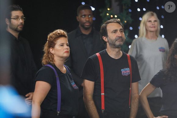 Exclusif - Elodie Poux, Mathieu Madenian - Tournage de l'émission "Panique au 31", scénarisée par A.Ducret et T.Villa, réalisée par G.Leforestier, diffusée le 30 décembre 2024 sur TF1.
© Christophe Clovis / Bestimage
