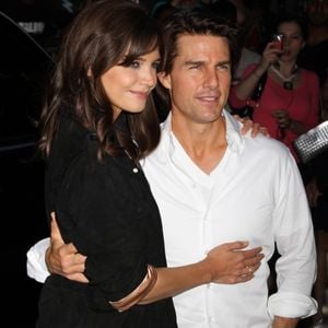 Katie Holmes et Tom Cruise à la première du film The Romantics à New York.  © GOFF INF / BESTIMAGE