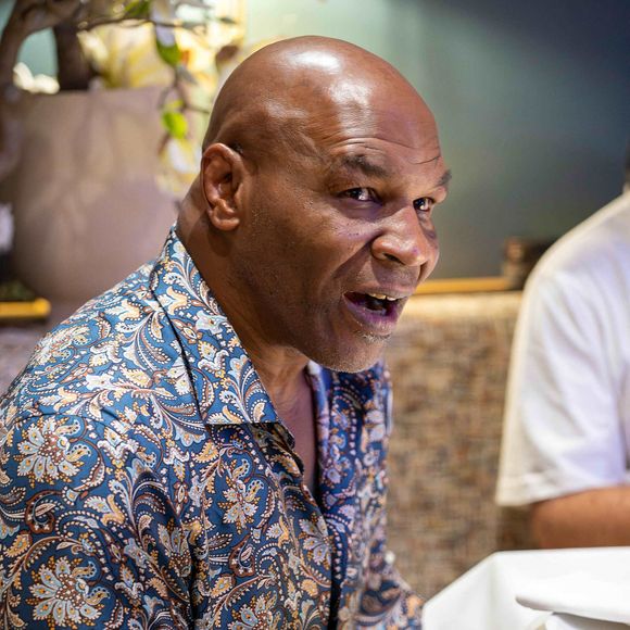 L'ancien champion évoque également des difficultés financières liées à ses biens immobiliers.

Mike Tyson passe une soirée au restaurant Bellucci lors du Mary Jane Festival à Berlin le 11 juin 2026.