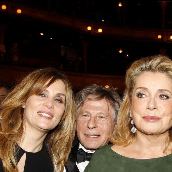 Emmanuelle Seigner, Roman Polanski et Catherine Deneuve lors de la 36e cérémoni des César
©RINDOFF-BORDE / BESTIMAGE