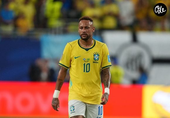 24 juin 2026, Boston, Aarhus, États-Unis : NEYMAR JR du Brésil observe le jeu lors de la Coupe du Monde de la FIFA 2026 : Écosse - Brésil. (Crédit image : © Ulrik Pedersen/ZUMA Press Wire)