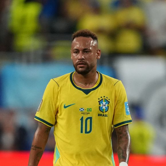 24 juin 2026, Boston, Aarhus, États-Unis : NEYMAR JR du Brésil observe le jeu lors de la Coupe du Monde de la FIFA 2026 : Écosse - Brésil. (Crédit image : © Ulrik Pedersen/ZUMA Press Wire)