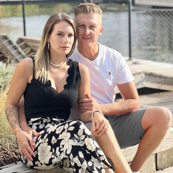 Camille avec son ex mari Nicolas Santoro. 
Instagram @madame.santoro