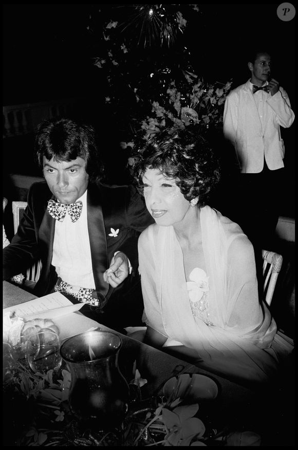 Archives - Joséphine Baker lors d'une soirée sur la côté d'Azur en 1973. DANIEL ANGELI / BESTIMAGE