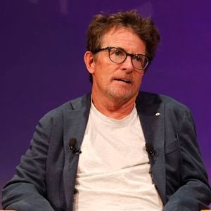 Michael J. Fox participe au salon "Bits & Pretzels HealthTech 2023" à Munich, le 20 juin 2023. Action Press / Bestimage