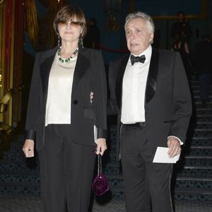 Michel Sardou et sa femme Anne-Marie Périer - La 26e nuit des Molières aux Folies Bergère à Paris, le 2 juin 2014.

©BestImage