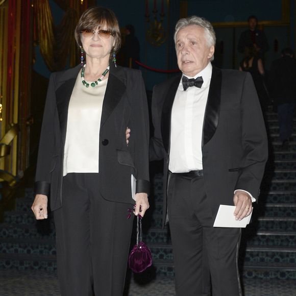 Michel Sardou et sa femme Anne-Marie Périer - La 26e nuit des Molières aux Folies Bergère à Paris, le 2 juin 2014.

©BestImage
