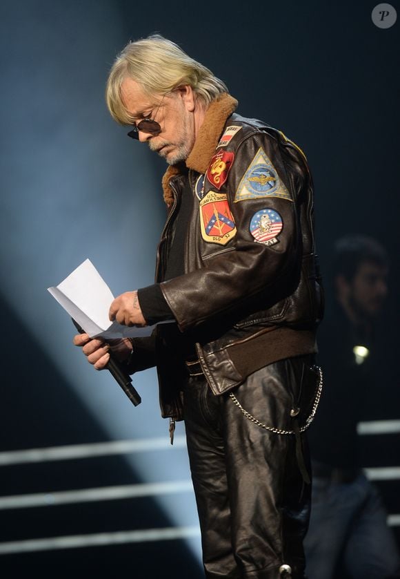 Le chanteur Renaud (Renaud Séchan) (Prix spécial de la Sacem) - Grand Prix Sacem 2018 à la salle Pleyel à Paris présenté par V. Dedienne, le 10 décembre 2018. © Veeren/Bestimage