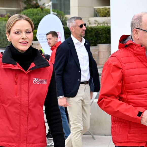 Le prince Albert II de Monaco et la princesse Charlene ont participé au " Road Safety Day ", organisée par la Fondation Princesse Charlene, Monaco, 29 mars 2026.