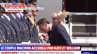 La scène n'est pas passée inaperçue : qu'a pensé Kate Middleton du geste du président français ? Une experte est formelle