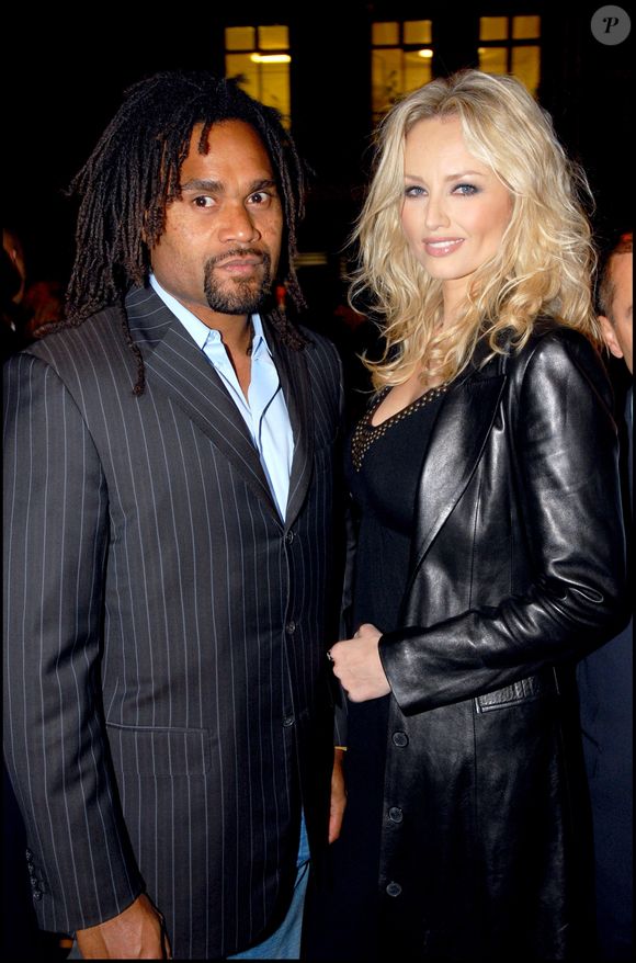 Archives : Christian et Adriana Karembeu à l'inauguration de l'espace Spa Payot rue pierre charron à Paris RACHID BELLAK / BESTIMAGE