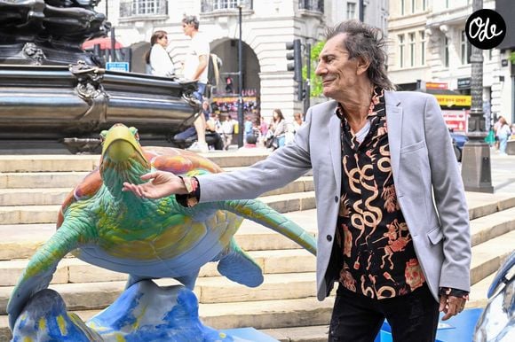 16 juillet 2025: Célébrités durant un photocall pour le lancement de Trust Turtle Trail à Piccadilly Circus à Londres. © Cover Images via ZUMA Press/Bestimage