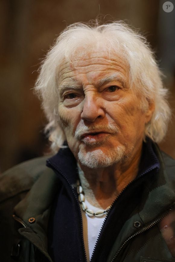 A noter que Hugues Aufray était lui aussi présent

Le chanteur, auteur et compositeur français Hugues Aufray lors d'une messe à la mémoire de l'actrice française Brigitte Bardot à l'église Saint-Roch à Paris, le 28 janvier 2026. Photo by Nasser Berzane/ABACAPRESS.COM