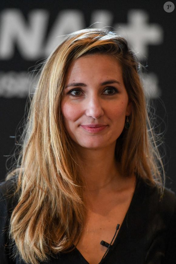 Photo d'archives - Marie Portolano lors de la conférence de presse de Canal Plus pour la Coupe du Monde Féminine de la FIFA 2019, le 7 mai 2019 à Boulogne-Billancourt, France. Photo by Anthony Dibon/ Icon Sport/ABACAPRESS.COM