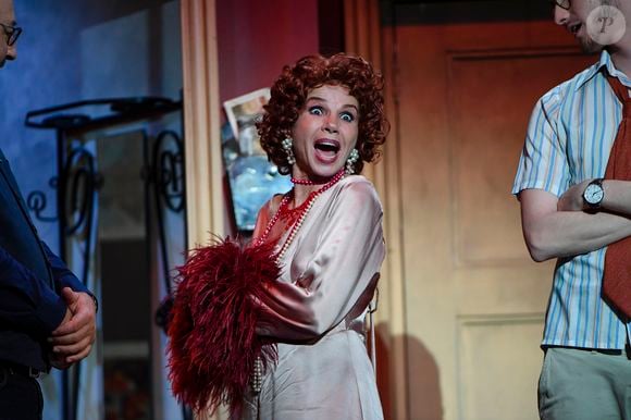 Exclusif - Victoria Abril (sketch "Mère et Fils") - Enregistrement de l'émission "On refait les grands duos d'humour" au Théâtre de Paris, diffusée le 21 septembre sur France 3. Le 29 mai 2018 © Romuald Meigneux-Pierre Pérusseau / Bestimage
