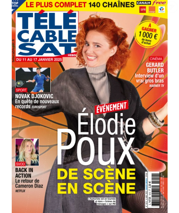 Magazine "Télé Câble Sat", en kiosques lundi 6 janvier 2025