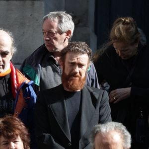 Thierry Fremont assistant à la cérémonie d'enterrement du réalisateur français Yves Boisset à l'église Saint Roch à Paris, France, le 11 avril 2025. Photo by Nasser Berzane/ABACAPRESS.COM