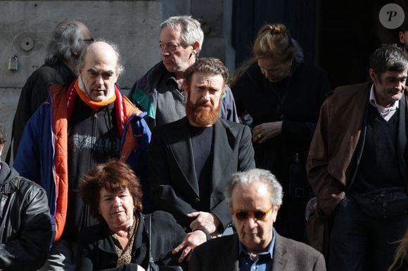 Thierry Fremont assistant à la cérémonie d'enterrement du réalisateur français Yves Boisset à l'église Saint Roch à Paris, France, le 11 avril 2025. Photo by Nasser Berzane/ABACAPRESS.COM