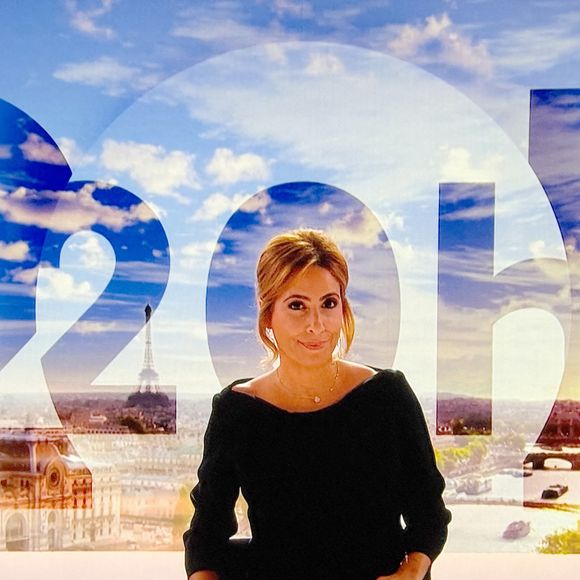 Captures d'écran - Léa Salamé présente son premier journal de 20 heures sur France 2  le 1er septembre 2025. 

© Alain Guizard / Bestimage