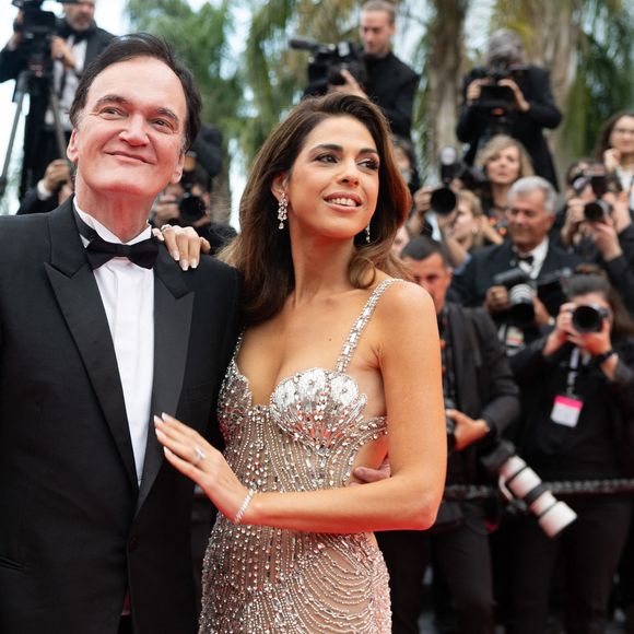 Quentin Tarantino et sa femme Daniella Tarantino - Montée des marches du film « Partir un jour » pour la cérémonie d’ouverture du 78ème Festival International du Film de Cannes, au Palais des Festivals à Cannes. Le 13 mai 2025
© Olivier Borde / Bestimage