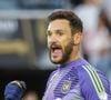 Hugo Lloris assistait à la rencontre avec sa famille.

Hugo Lloris à Los Angeles en avril 2024.
© Zuma Press / Bestimage