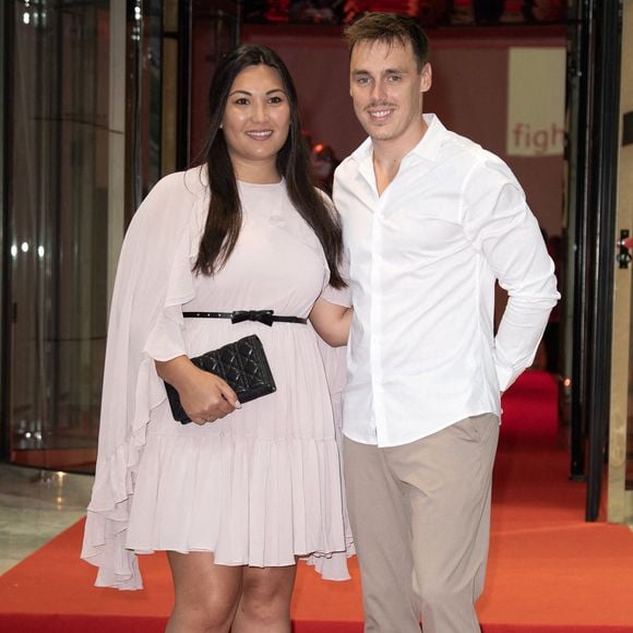 Louis Ducruet et son épouse Marie Ducruet assistent au Gala Fight Aids au Sporting Monte-Carlo, le 24 juillet 2021 à Monte-Carlo, Monaco. ©  David Niviere/ABACAPRESS.COM
