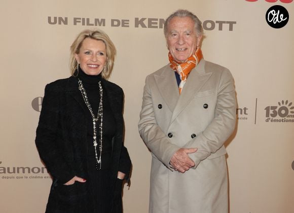 Sophie Davant et son compagnon William Leymergie - Avant-première du film "Ma Mère, Dieu et Sylvie Vartan" au cinéma Pathé Palace à Paris le 17 mars 2025. © Coadic Guirec/Bestimage